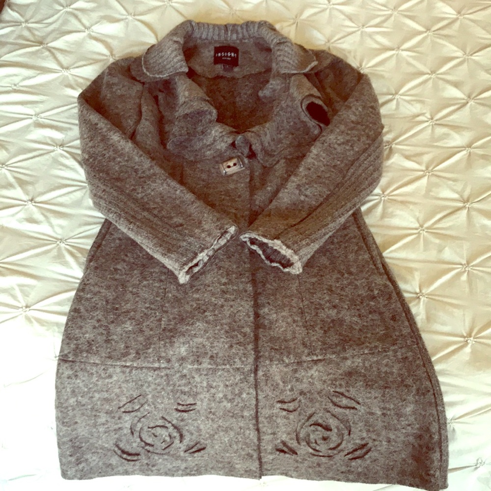 Long cardigan with stylish detailing